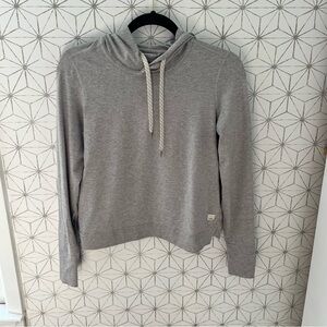 Vuori Performance Hoodie Gray Silver